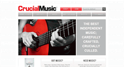 Desktop Screenshot of crucialmusic.com